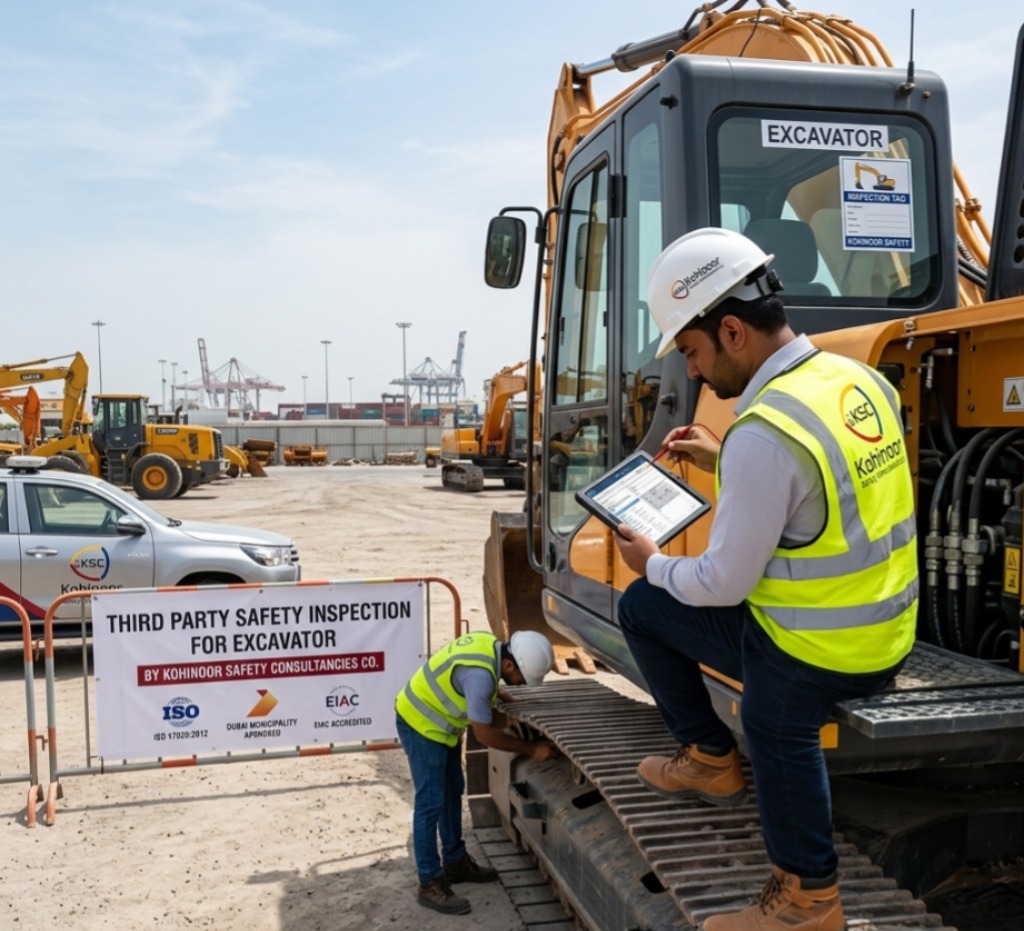 Third Party Safety Inspection For Excavator